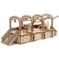 INVENTO 502372 Wooden City: Railway Station (Bahnhof) von WOODEN CITY