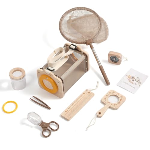 Forscherset für Kinder Naturerkundungen Geschenk für Junge und Mädchen, Camping Naturerkundungen Geschenk für Junge und Mädchen (8-teiliges) Forscherset für Kinder Naturerkundungen Geschenk für Junge und Mädchen, Camping Naturerkundungen Geschenk für Junge und Mädchen (8-teiliges) von WOODEN TEETHER