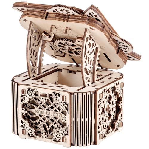 WOODEN.CITY Misteriumbox 3D-Puzzle DIY Toy - Modell aus Holz zum Bauen, Safe Tresor, Bastelset Erwachsene, Modellbausatz Jugendliche und Erwachsene WOODEN.CITY Misteriumbox 3D-Puzzle DIY Toy - Modell aus Holz zum Bauen, Safe Tresor, Bastelset Erwachsene, Modellbausatz Jugendliche und Erwachsene von WOODEN.CITY