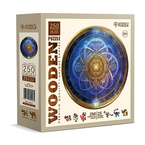 Wooden Puzzle: Blue Zodiac Wooden Puzzle: Blue Zodiac von WOODEN.CITY