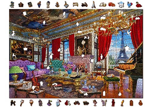 Wooden.City 2000 Teile Holzpuzzle - Palast in Paris - Einzigartig Ausgefallene mit Formteilen - Herausforderndes Mosaikpuzzle für Kinder & Erwachsene - Erstaunliches Geburtstagsgeschenk Wooden.City 2000 Teile Holzpuzzle - Palast in Paris - Einzigartig Ausgefallene mit Formteilen - Herausforderndes Mosaikpuzzle für Kinder & Erwachsene - Erstaunliches Geburtstagsgeschenk von WOODEN.CITY