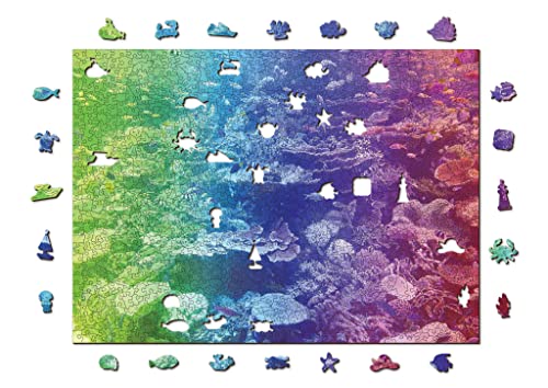 Wooden.City Holzpuzzle 1000 +10 Teile - KORALLENRIFF - Erwachsene Kinder Tierpuzzle - Bunt Einzigartige Tierform - Haus Dekoration - Geschenk Lernspielzeug - Tolles Spielzeug - Puzzle - 51,9 x 37,5 cm Wooden.City Holzpuzzle 1000 +10 Teile - KORALLENRIFF - Erwachsene Kinder Tierpuzzle - Bunt Einzigartige Tierform - Haus Dekoration - Geschenk Lernspielzeug - Tolles Spielzeug - Puzzle - 51,9 x 37,5 cm von WOODEN.CITY