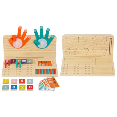 WOODENFUN Montessori Spielzeug Holz Mathe-Zählspielzeug für Kinder Zählen Lernen 3 in 1 Palm Computing Bildungstafel für 3-6 Jahre Kinder WOODENFUN Montessori Spielzeug Holz Mathe-Zählspielzeug für Kinder Zählen Lernen 3 in 1 Palm Computing Bildungstafel für 3-6 Jahre Kinder von WOODENFUN