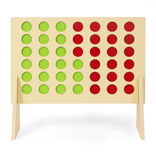 WoodenFun 4 Gewinnt Reisespiel Brettspiel für Kinder Holz 4 in Einer Reihe Spiel Strategie Spiel Kinder Puzzle Spielzeug Geschenk ab 3+ WoodenFun 4 Gewinnt Reisespiel Brettspiel für Kinder Holz 4 in Einer Reihe Spiel Strategie Spiel Kinder Puzzle Spielzeug Geschenk ab 3+ von WOODENFUN