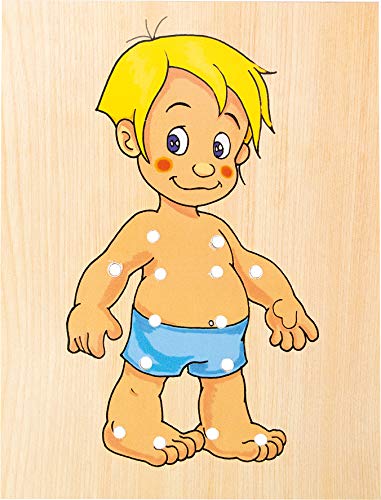 WOODY Hape International Fädelspiel - Junge mit Kleidung, 90018 WOODY Hape International Fädelspiel - Junge mit Kleidung, 90018 von WOODY