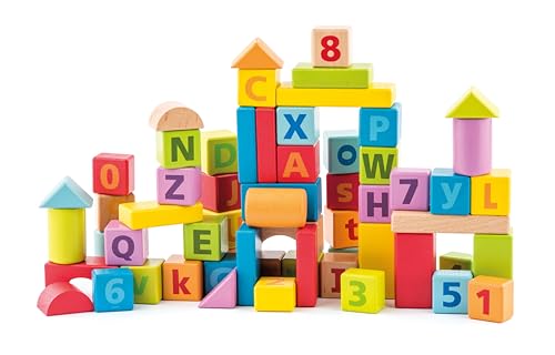 WOODY_ Pastellfarbe Würfel mit Alphabet und Zahlen WOODY_ Pastellfarbe Würfel mit Alphabet und Zahlen von WOODY