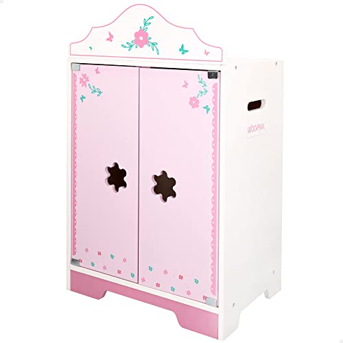 ColorBaby WOOMAX 49345 - Woomax-Schrank aus Holz, Puppen, 3 Kleiderbügel + 3 A ColorBaby WOOMAX 49345 - Woomax-Schrank aus Holz, Puppen, 3 Kleiderbügel + 3 A von WOOMAX
