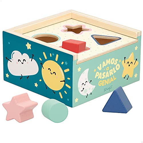 ColorBaby WOOMAX - Mr Wonderful-Box aus Holz, 12 m, 5 Stück (48803) von WOOMAX
