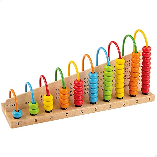 WOOMAX 49340 49340-Woomax-Spiel aus Holz Lernen Mathematik +4a, bunt, normal WOOMAX 49340 49340-Woomax-Spiel aus Holz Lernen Mathematik +4a, bunt, normal von WOOMAX