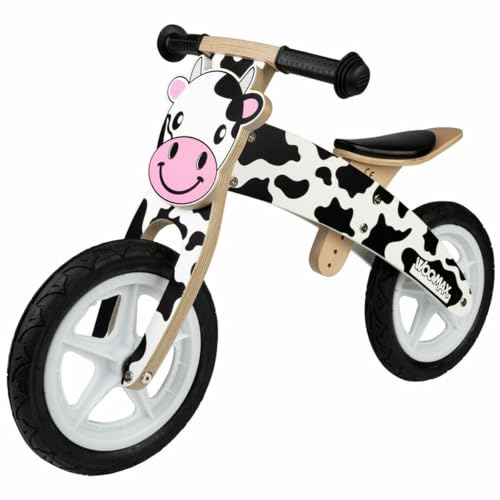 WOOMAX - Bici sin pedales en madera modelo Vaca 12" (ColorBaby 85377) von WOOMAX