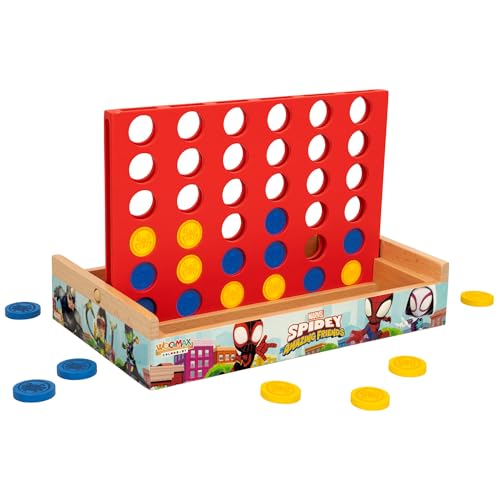 WOOMAX Spidey und seine erstaunlichen Freunde 48752-4er Set in Streifen für Kinder/Brettspiele für Kinder, Lernspielzeug aus Holz, Geschenke für Kinder WOOMAX Spidey und seine erstaunlichen Freunde 48752-4er Set in Streifen für Kinder/Brettspiele für Kinder, Lernspielzeug aus Holz, Geschenke für Kinder von WOOMAX