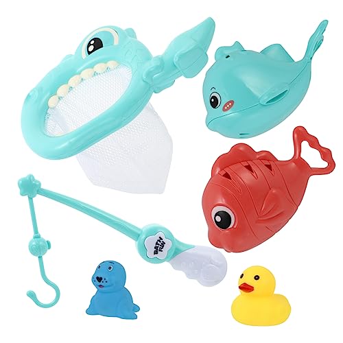 WOONEKY 1 Satz Angeltier Badespielzeug Set Wasserspielzeug für Interaktive Badewannen und Poolspiele Fördert Eltern Interaktion Farbenfrohe Fische und Angelrute für Zufällige Farbe WOONEKY 1 Satz Angeltier Badespielzeug Set Wasserspielzeug für Interaktive Badewannen und Poolspiele Fördert Eltern Interaktion Farbenfrohe Fische und Angelrute für Zufällige Farbe von WOONEKY