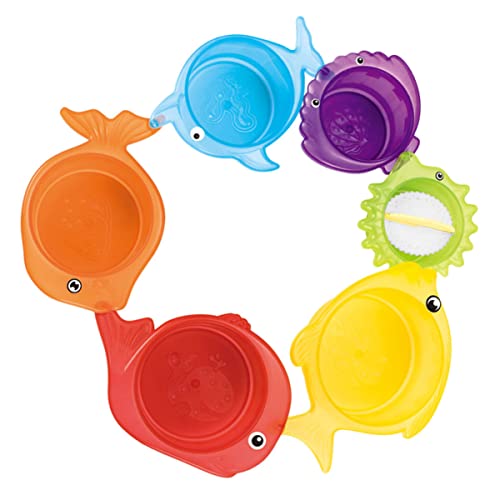 WOONEKY 1 Satz Badewannenspielzeug Cartoon Sandspielzeug Stapelbare Sanduhr Tassen für Strand und Badewanne Fördert Kreativität und Hand Augen Koordination Hochwertiges Plastik für WOONEKY 1 Satz Badewannenspielzeug Cartoon Sandspielzeug Stapelbare Sanduhr Tassen für Strand und Badewanne Fördert Kreativität und Hand Augen Koordination Hochwertiges Plastik für von WOONEKY