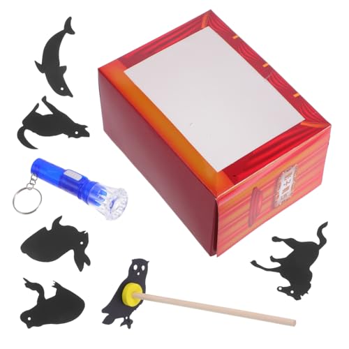 WOONEKY 1 Satz DIY Chinesisches Schattenpuppenspielzeug für Kreatives Traditionelles Theater zur Interaktiven Geschichtenerzählung und Kulturellen Bildung von WOONEKY