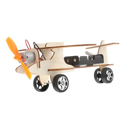 WOONEKY 1 Satz DIY Flugzeug Flugzeugspielzeug Holz Flugzeug Holz Kinderspielzeug Kinder bastelset Spielzeuge Modelle Flugzeug Flugzeug Spielzeug Flugzeugmodell selber Bauen hölzern von WOONEKY
