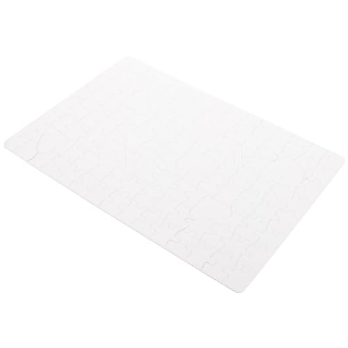 WOONEKY 1 Satz DIY Sublimations Puzzle für Kreative Wärmeübertragung Blanko Puzzle für Personalisierte Drucke als Geburtstagsgeschenk für Familienaktivitäten von WOONEKY