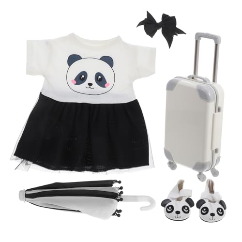 WOONEKY 1 Satz Doll Kleidung und Zubehör Set für Puppen Einschließlich Koffer Regenschirm Schuhe für Kreative Spielmomente und Puppenhaus Dekoration WOONEKY 1 Satz Doll Kleidung und Zubehör Set für Puppen Einschließlich Koffer Regenschirm Schuhe für Kreative Spielmomente und Puppenhaus Dekoration von WOONEKY