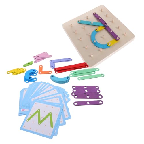 WOONEKY 1 Satz Geoboard für Lernspielzeug Geduld und Hand Augen Koordination Alphabet und Zahlen Puzzle für Kreative Formen und Muster WOONEKY 1 Satz Geoboard für Lernspielzeug Geduld und Hand Augen Koordination Alphabet und Zahlen Puzzle für Kreative Formen und Muster von WOONEKY