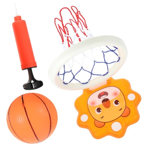 WOONEKY 1 Satz Hängendes Basketballspielzeug für Basketballkorb für Indoor Nutzung Installieren Fördert Koordination und Fähigkeiten für Jungen und Mädchen ohne Bohren Langlebig und Stabil von WOONEKY