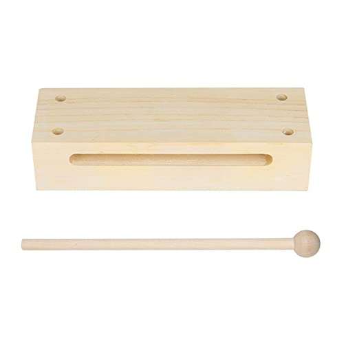 WOONEKY 1 Satz Holz Schlaginstrument Percussion Block für Musikbildungsspielzeug Kreativen und Sensorischen Entwicklung von WOONEKY