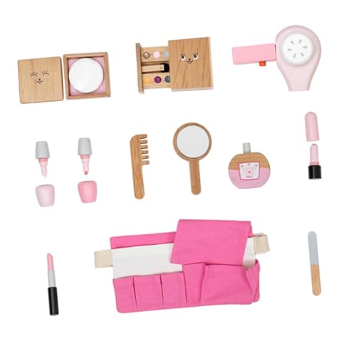 WOONEKY 1 Satz Holz Schminkset Rollenspiel Kosmetik Set für Mädchen für Kreative Spielstunden und Eltern Junge Mädchen Interaktion WOONEKY 1 Satz Holz Schminkset Rollenspiel Kosmetik Set für Mädchen für Kreative Spielstunden und Eltern Junge Mädchen Interaktion von WOONEKY