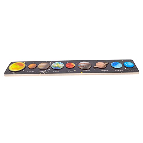 WOONEKY 1 Satz Holzpuzzle für Lernspielzeug zur Kognitiven Planeten Sonnensystem Puzzle Matching für Junge Mädchen und Kleinkinder Fördert Kreativität und Motorische Fähigkeiten WOONEKY 1 Satz Holzpuzzle für Lernspielzeug zur Kognitiven Planeten Sonnensystem Puzzle Matching für Junge Mädchen und Kleinkinder Fördert Kreativität und Motorische Fähigkeiten von WOONEKY