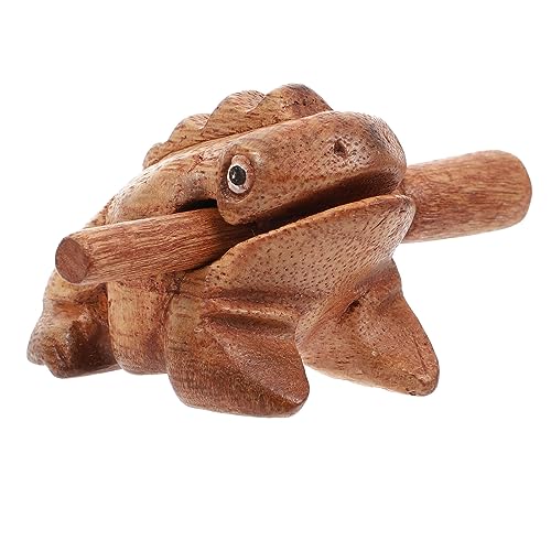 WOONEKY 1 Satz Holzspielzeug Froschform Musikalisches Percussion Instrument für Dekoration für Interaktives und WOONEKY 1 Satz Holzspielzeug Froschform Musikalisches Percussion Instrument für Dekoration für Interaktives und von WOONEKY