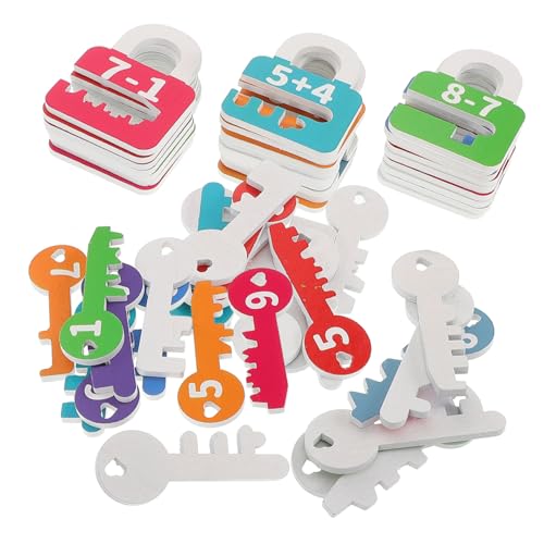 WOONEKY 1 Satz Holzspielzeug für Vorschulkinder Interaktives Matching und Zählspiel Fördert die Feinmotorik und Frühes Lernen für Montessori Aktivitäten WOONEKY 1 Satz Holzspielzeug für Vorschulkinder Interaktives Matching und Zählspiel Fördert die Feinmotorik und Frühes Lernen für Montessori Aktivitäten von WOONEKY