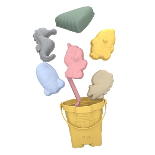 WOONEKY 1 Satz Interaktive Sandspielzeuge für Tragbares Sandspielzeug Set mit Silikon für Kreative Strandabenteuer für Jungen und Mädchen Teilig von WOONEKY