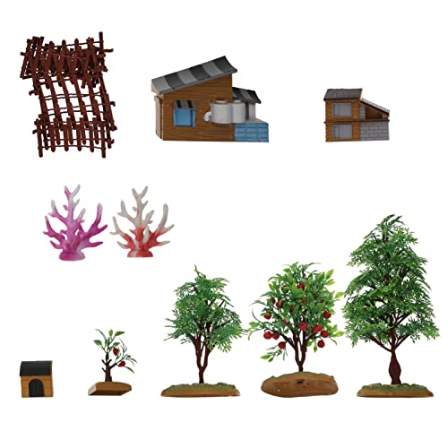 WOONEKY 1 Satz Kinder DIY Farm Modell Simulation Bauernhof Szene Modell Mini Verzierung WOONEKY 1 Satz Kinder DIY Farm Modell Simulation Bauernhof Szene Modell Mini Verzierung von WOONEKY