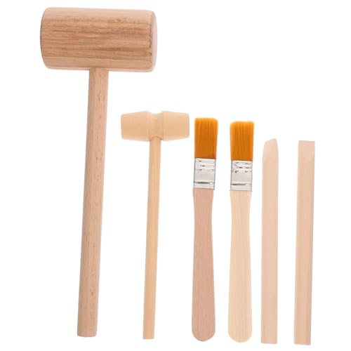 WOONEKY 1 Satz Kleines Grabungswerkzeug Set für Teiliges Lernspielzeug mit Hammer Meißel und Pinsel für Kreatives und Wissenschaftliche Entdeckungen WOONEKY 1 Satz Kleines Grabungswerkzeug Set für Teiliges Lernspielzeug mit Hammer Meißel und Pinsel für Kreatives und Wissenschaftliche Entdeckungen von WOONEKY