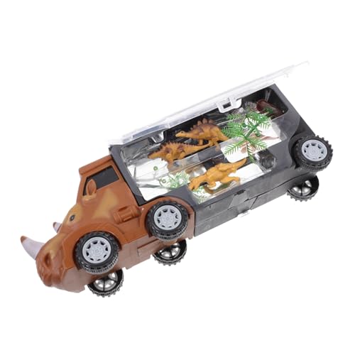 WOONEKY 1 Satz LKW mit Dinosaurier Design Cartoon Rhino Förmiger Transporter für Tiere Tragbarer Container LKW für Jungen für Geburtstagsgeschenke und Sammlungen WOONEKY 1 Satz LKW mit Dinosaurier Design Cartoon Rhino Förmiger Transporter für Tiere Tragbarer Container LKW für Jungen für Geburtstagsgeschenke und Sammlungen von WOONEKY