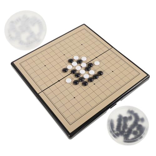WOONEKY 1 Satz Magnetisches Go Spielset für Anfänger Tragbares Brettspiel mit Magnetsteinen für Logisches und Pädagogisches für Erwachsene WOONEKY 1 Satz Magnetisches Go Spielset für Anfänger Tragbares Brettspiel mit Magnetsteinen für Logisches und Pädagogisches für Erwachsene von WOONEKY