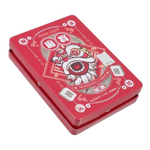 WOONEKY 1 Satz Mahjong Kartenset Tragbare Mahjong Karten für Reisen Partys und Familienunterhaltung Hochwertige Bruchsichere Spielkarten Breiter Ausführung WOONEKY 1 Satz Mahjong Kartenset Tragbare Mahjong Karten für Reisen Partys und Familienunterhaltung Hochwertige Bruchsichere Spielkarten Breiter Ausführung von WOONEKY