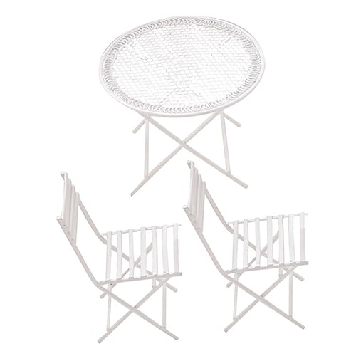 WOONEKY 1 Satz Maßstab Weißes Design Zubehör für DIY Mini House Dekoration für Modellbauer und Bastelprojekte von WOONEKY