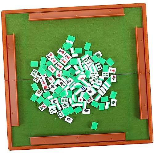 WOONEKY 1 Satz Mini Mahjong Set Tragbares Mahjong Spielset mit Gravierten Kacheln für Partys Tischplatte für Unterwegs und Spieleabende Zufällige Farbe Zufällige Farbe WOONEKY 1 Satz Mini Mahjong Set Tragbares Mahjong Spielset mit Gravierten Kacheln für Partys Tischplatte für Unterwegs und Spieleabende Zufällige Farbe Zufällige Farbe von WOONEKY