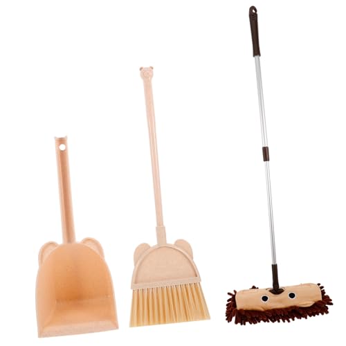 WOONEKY 1 Satz Mini Mop Besen Set für Kleinkinder Teiliges Reinigungsspielzeug mit Wischmopp und Kehrschaufel für Rollenspiele und Sauberkeit im Kindergarten Kreatives für Jungen WOONEKY 1 Satz Mini Mop Besen Set für Kleinkinder Teiliges Reinigungsspielzeug mit Wischmopp und Kehrschaufel für Rollenspiele und Sauberkeit im Kindergarten Kreatives für Jungen von WOONEKY