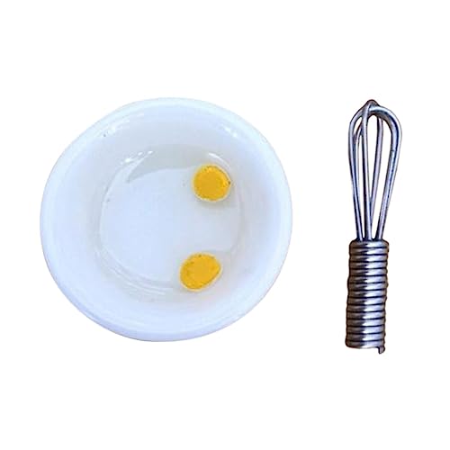 WOONEKY 1 Satz Miniatur Eierbecher Set mit Handmixer DIY Zubehör für Puppenhaus Dekorative Miniaturküchenaccessoires für Fotografie Requisiten WOONEKY 1 Satz Miniatur Eierbecher Set mit Handmixer DIY Zubehör für Puppenhaus Dekorative Miniaturküchenaccessoires für Fotografie Requisiten von WOONEKY