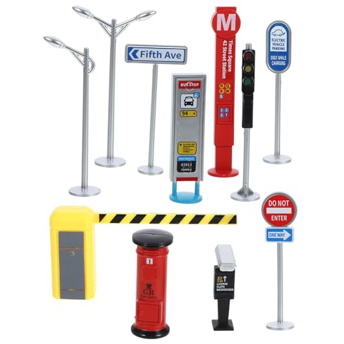 WOONEKY 1 Satz Miniatur Verkehrszeichen für Sandtisch Verkehrsschilder Modelle für Interaktive Spielzeuge zur Verkehrserziehung Leicht und Praktisch aus Bunte Verkehrszeichen für Kreative WOONEKY 1 Satz Miniatur Verkehrszeichen für Sandtisch Verkehrsschilder Modelle für Interaktive Spielzeuge zur Verkehrserziehung Leicht und Praktisch aus Bunte Verkehrszeichen für Kreative von WOONEKY