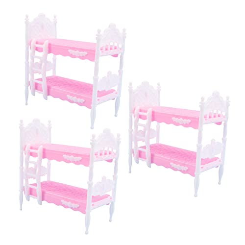 WOONEKY 1 Satz Miniaturmöbel Set Teiliges Bett Zubehör für Puppenhaus Realistisches Kinderzimmer Farbe Zufällig Zufällige Farbe Zufällige Farbe von WOONEKY