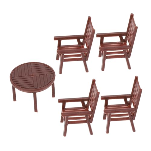 WOONEKY 1 Satz Miniaturmöbel Set für Puppenhäuser Stühlen Realistische Modellmöbel für Küchen und Schlafzimmer für Szenen und Architekturausstellungen WOONEKY 1 Satz Miniaturmöbel Set für Puppenhäuser Stühlen Realistische Modellmöbel für Küchen und Schlafzimmer für Szenen und Architekturausstellungen von WOONEKY