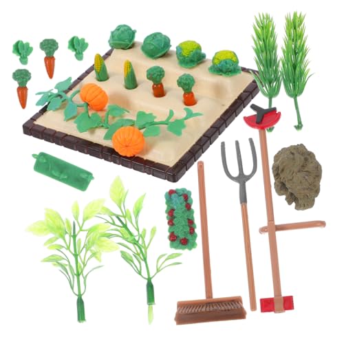 WOONEKY 1 Satz Realistischer Rasenmäher für Puppenhaus Gartenaccessoires Teiliges Set für Kreative Dekoration von Gemüsefeldern von WOONEKY