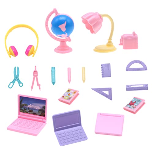 WOONEKY 1 Satz Schulbedarf für Puppen Teiliges Set aus Kindgerechtem Material für Puppenhäuser und Kreative Spielwelten Sicher und Langlebig für Stundenlangen Spaß WOONEKY 1 Satz Schulbedarf für Puppen Teiliges Set aus Kindgerechtem Material für Puppenhäuser und Kreative Spielwelten Sicher und Langlebig für Stundenlangen Spaß von WOONEKY