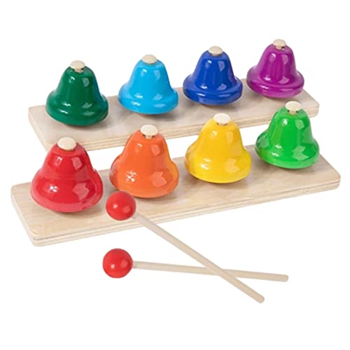 WOONEKY 1 Satz Teilige Handglocken für Musikinstrumente Rhythmus und Musikalischem Bewusstsein für Frühkindliche und Sensorische Spiele von WOONEKY