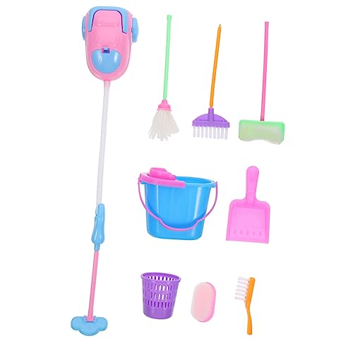 WOONEKY 1 Satz Teiliges Puppenhaus Reinigungsset für Lustiges für Hausreinigung Plastisches Kinderspielzeug mit Einzigartigem Design und Details für Rollenspiele und Dekoration WOONEKY 1 Satz Teiliges Puppenhaus Reinigungsset für Lustiges für Hausreinigung Plastisches Kinderspielzeug mit Einzigartigem Design und Details für Rollenspiele und Dekoration von WOONEKY