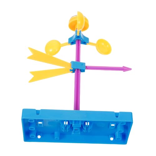 WOONEKY 1 Satz Windfahne Wissenschaftliches Lernspielzeug Modellspielzeug für technische Experimente Kinderspielzeug Confidence Bausatz Wissenschaftsexperimentprojekte für Kinder gebaut von WOONEKY