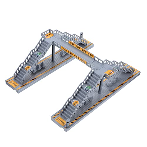 WOONEKY 1 Set Fußgängerbrücke Overhead Footbridge Modell Gebäude Dekoration Railway Landschaft Dekoration Fußgängerbrücken Sand Tisch Ornament Miniatur Ornament Für Sandtisch DIY Supplies von WOONEKY