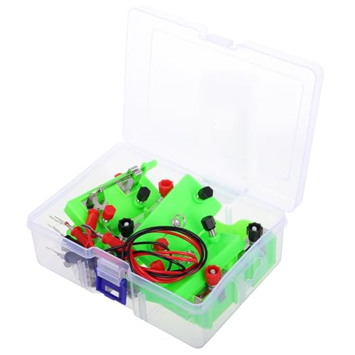 WOONEKY 1 Set Physik-wissenschafts-Set Für Kinder, Umfassendes Elektrizitätsexperimentset, Pädagogisches Lern-Schaltkreis-Set Zum Aufbau Und Verständnis Elektrischer Schaltkreise von WOONEKY