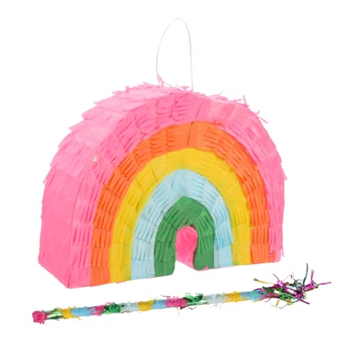 WOONEKY 1 Set Regenbogen Piñata, Party Dekorationen Für Kinder, Süßigkeiten Dekorationen, Party Spiel Preise, Gastgeschenke Für Kindergeburtstage, Geburtstagsdekorationen Für Jungen, Neon WOONEKY 1 Set Regenbogen Piñata, Party Dekorationen Für Kinder, Süßigkeiten Dekorationen, Party Spiel Preise, Gastgeschenke Für Kindergeburtstage, Geburtstagsdekorationen Für Jungen, Neon von WOONEKY