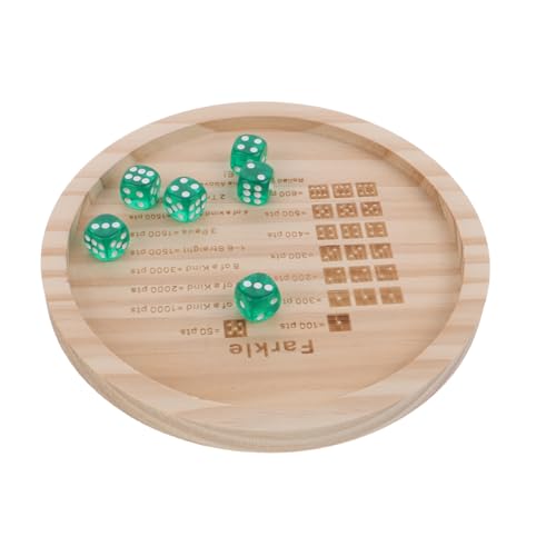 WOONEKY 1 Set Würfeltablett Aus Holz, Lustiges Würfeltablett Aus Holz, Rollenspielwürfel, Holzspielwürfel, Farkle Würfel, Spielzubehör, Würfelspiel Spielset, Brettspielwürfel, WOONEKY 1 Set Würfeltablett Aus Holz, Lustiges Würfeltablett Aus Holz, Rollenspielwürfel, Holzspielwürfel, Farkle Würfel, Spielzubehör, Würfelspiel Spielset, Brettspielwürfel, von WOONEKY